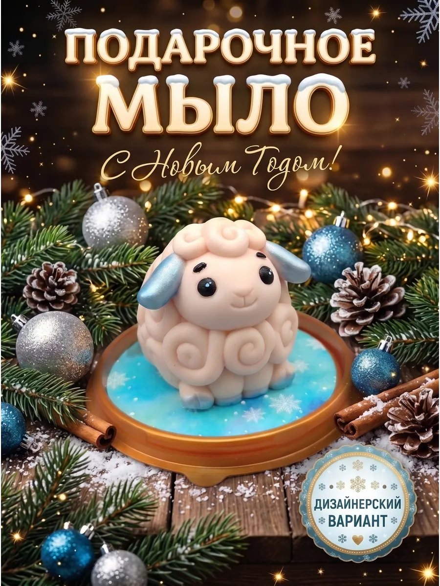 Силиконовая форма Барашек Федя — изображение 3
